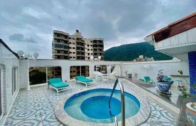 Cobertura com 2 dormitórios à venda, 183 m² por r$ 750.000,00 - enseada - guarujá/sp