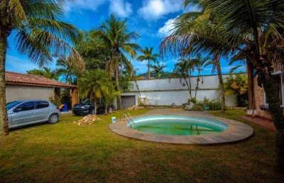 Casa com 4 dormitórios à venda, 418 m² por r$ 2.000.000,00 - guaiuba - guarujá/sp
