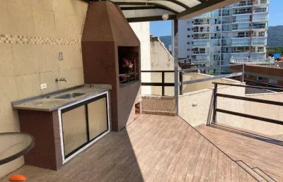 Cobertura com 3 quartos à venda, 172 m² por r$ 750.000 - enseada - guarujá/sp