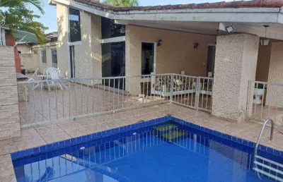 Casa com 4 dormitórios à venda, 480 m² por r$ 1.500.000,00 - praia de pernambuco - guarujá/sp