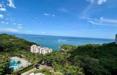 Apartamento com 4 dormitórios à venda, 170 m² por r$ 1.000.000,00 - morro sorocotuba - guarujá/sp