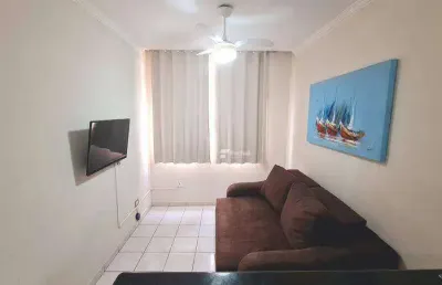 Apartamento com 1 dormitório à venda, 40 m² por r$ 350.000,00 - pitangueiras - guarujá/sp