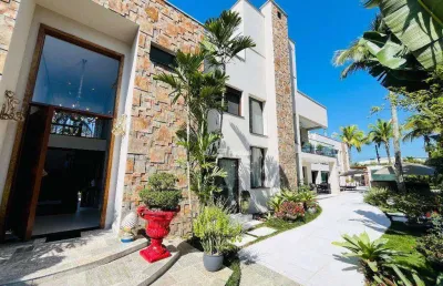 Casa com 7 dormitórios, 776 m² - venda por r$ 14.000.000,00 ou aluguel por r$ 60.000,00/mês - acapulco - guarujá/sp