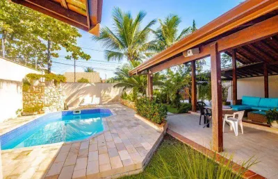 Casa com 4 dormitórios à venda, 190 m² por r$ 1.350.000,00 - praia de pernambuco - guarujá/sp