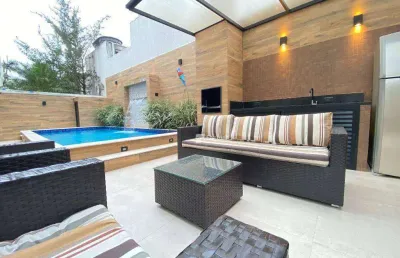 Casa com 4 dormitórios, 340 m² - venda por r$ 1.170.000,00 ou aluguel por r$ 11.200,00/mês - enseada - guarujá/sp