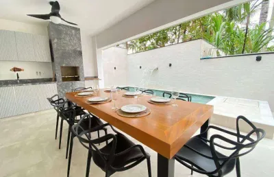 Casa em condomínio fechado com 4 quartos à venda na Rua José Ignácio Correa, 299, Enseada, Guarujá