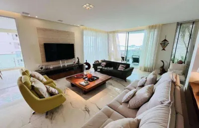 Cobertura com 4 dormitórios à venda, 622 m² por r$ 5.500.000,00 - enseada - guarujá/sp
