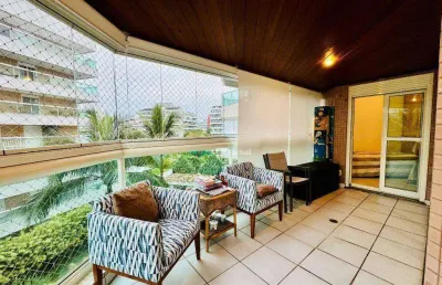 Apartamento com 3 dormitórios, 116 m² - venda por   - riviera de são lourenço - bertioga/sp