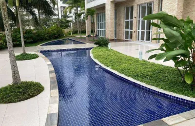 Apartamento com 3 dormitórios à venda, 158 m² por r$ 1.200.000,00 - enseada - guarujá/sp