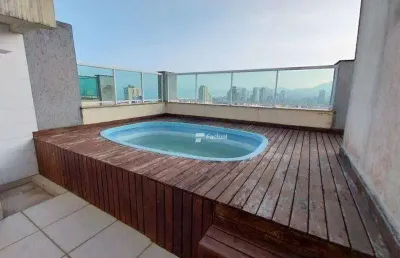 Cobertura à venda, 228 m² por r$ 1.350.000,00 - enseada - guarujá/sp