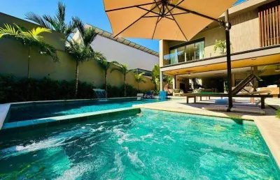 Casa com 5 dormitórios, 420 m² - venda por r$ 9.200.000,00 ou aluguel por r$ 10.000,00/dia - riviera de são lourenço - bertioga/sp
