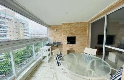 Apartamento com 3 dormitórios à venda, 121 m² por - riviera de são lourenço - bertioga/sp