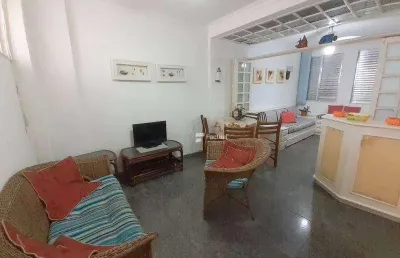 Apartamento com 1 dormitório à venda, 50 m² por r$ 350.000,00 - pitangueiras - guarujá/sp