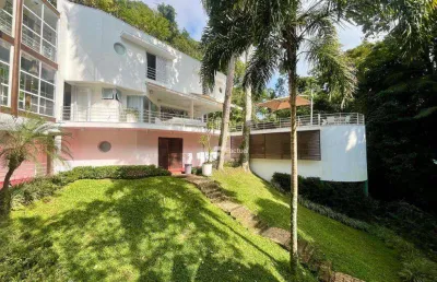 Casa com 4 dormitórios à venda, 550 m² por r$ 15.000.000,00 - iporanga - guarujá/sp