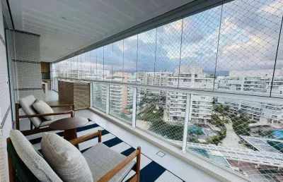 Apartamento com 3 dormitórios, 127 m² - venda por r$ 4.800.000 ou aluguel - riviera de são lourenço - bertioga/sp