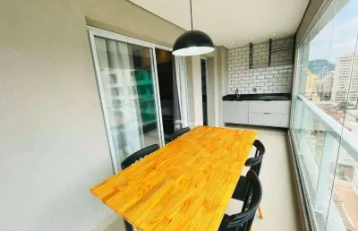 Apartamento com 1 dormitório à venda, 55 m² por r$ 410.000,00 - enseada - guarujá/sp