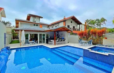 Casa com 6 dormitórios à venda, 270 m² - riviera de são lourenço - bertioga/sp