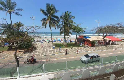 Apartamento com 2 quartos à venda na Avenida Prestes Maia, 150, Tombo, Guarujá