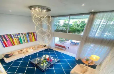 Casa com 5 dormitórios à venda, 421 m² por r$ 3.300.000,00 - praia de pernambuco - guarujá/sp