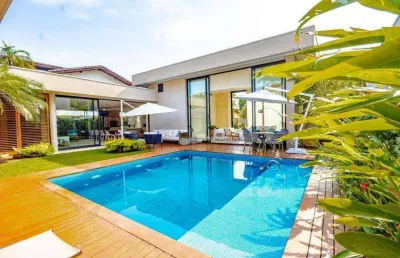 Casa com 4 dormitórios à venda, 358 m² por r$ 4.000.000,00 - park lane - guarujá/sp