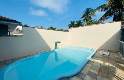 Casa com 3 dormitórios à venda, 159 m² por r$ 650.000,00 - praia de pernambuco - guarujá/sp