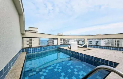 Cobertura à venda, com 3 quartos,  196 m² por r$ 1.600.000 - pitangueiras - guarujá/sp