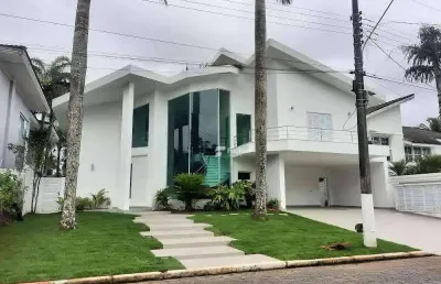 Casa com 6 dormitórios para alugar, 614 m² por r$ 23.000,00/mês - acapulco - guarujá/sp