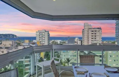 Apartamento com 3 dormitórios à venda, 131 m² por r$ 1.100.000,00 - enseada - guarujá/sp