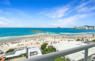 Apartamento com 4 dormitórios à venda, 195 m² por r$ 1.300.000,00 - pitangueiras - guarujá/sp