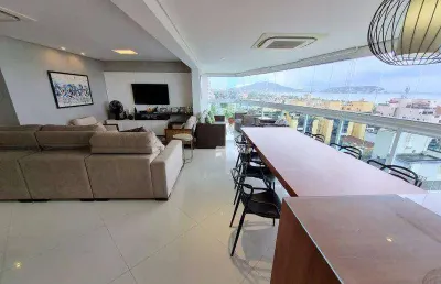 Apartamento com 3 dormitórios à venda, 150 m² por r$ 2.200.000,00 - enseada - guarujá/sp