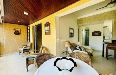 Apartamento com 3 dormitórios para alugar, 123 m²  - riviera de são lourenço - bertioga/sp