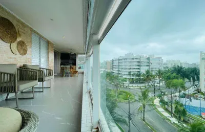 Apartamento com 3 dormitórios à venda, 95 m² - riviera de  são lourenço - bertioga/sp
