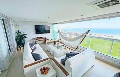 Apartamento com 4 dormitórios à venda, 169 m² por r$ 3.000.000,00 - enseada - guarujá/sp