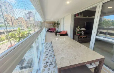 Apartamento com 3 dormitórios à venda, 119 m² por r$ 1.100.000,00 - central park - guarujá/sp