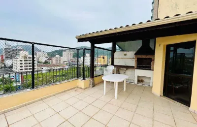 Cobertura duplex à venda na praia da enseada - guarujá / sp.