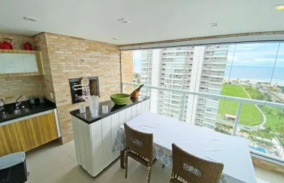 Apartamento com 4 dormitórios à venda, 124 m² por r$ 1.500.000,00 - central park - guarujá/sp