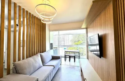 Apartamento à venda, localização privilegiada na praia da astúrias - guarujá / sp.