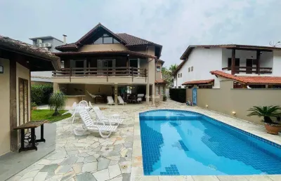 Casa com 5 dormitórios, 310 m² - venda por r$ 3.200.000,00 ou aluguel por r$ 1.479,01/mês - riviera de são lourenço - bertioga/sp