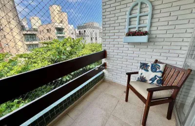 Apartamento com 3 dormitórios à venda, 100 m² por r$ 550.000,00 - enseada - guarujá/sp