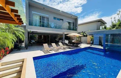 Casa na riviera de são lourenço com 6 suítes à venda, 537 m² por r$ 18.900.000 - riviera  de são lourenço - bertioga/sp
