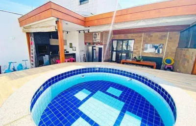 Cobertura com 3 quartos à venda na Rua Antônio Alonso Gonzales, 550, Tombo, Guarujá