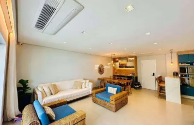 Apartamento com 3 dormitórios, 132 m² - vendau  - riviera - módulo 7 - bertioga/sp