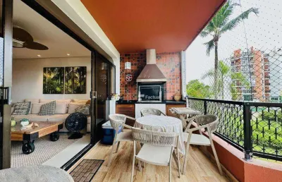 Apartamento com 3 dormitórios à venda, 150 m² - riviera de são lourenço - bertioga/sp