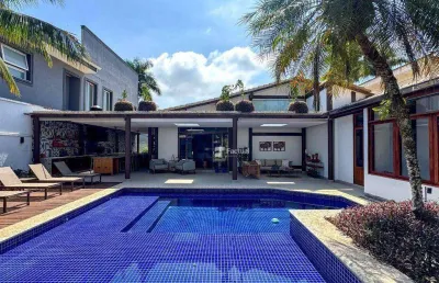Casa com 6 dormitórios à venda, 718 m² por r$ 7.000.000,00 - acapulco - guarujá/sp