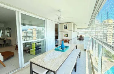 Apartamento com 3 dormitórios à venda, 138 m² - praia da riviera de são lourenço - bertioga/sp