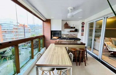 Apartamento com 4 suítes à venda, 228 m² - riviera de são lourenço - bertioga/sp