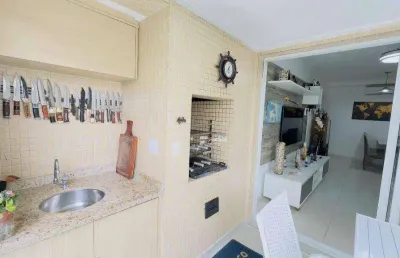 Apartamento com 3 dormitórios à venda, 95 m² - riviera de são lourenço - bertioga/sp