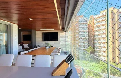 Apartamento com 3 dormitórios à venda, 137 m² - riviera de são lourenço - bertioga/sp