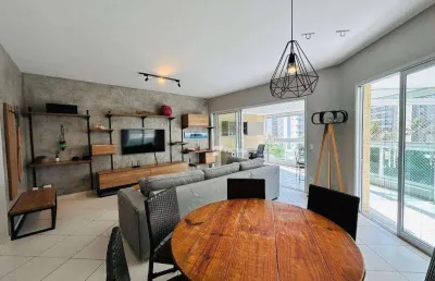 Apartamento com 3 suítes para alugar, 155 m² - riviera de são lourenço - bertioga/sp