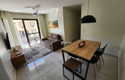 Apartamento com 2 dormitórios à venda, 60 m² por r$ 320.000,00 - enseada - guarujá/sp